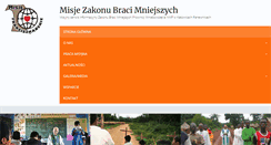 Desktop Screenshot of misje-ofm.pl