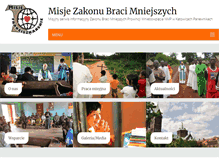 Tablet Screenshot of misje-ofm.pl